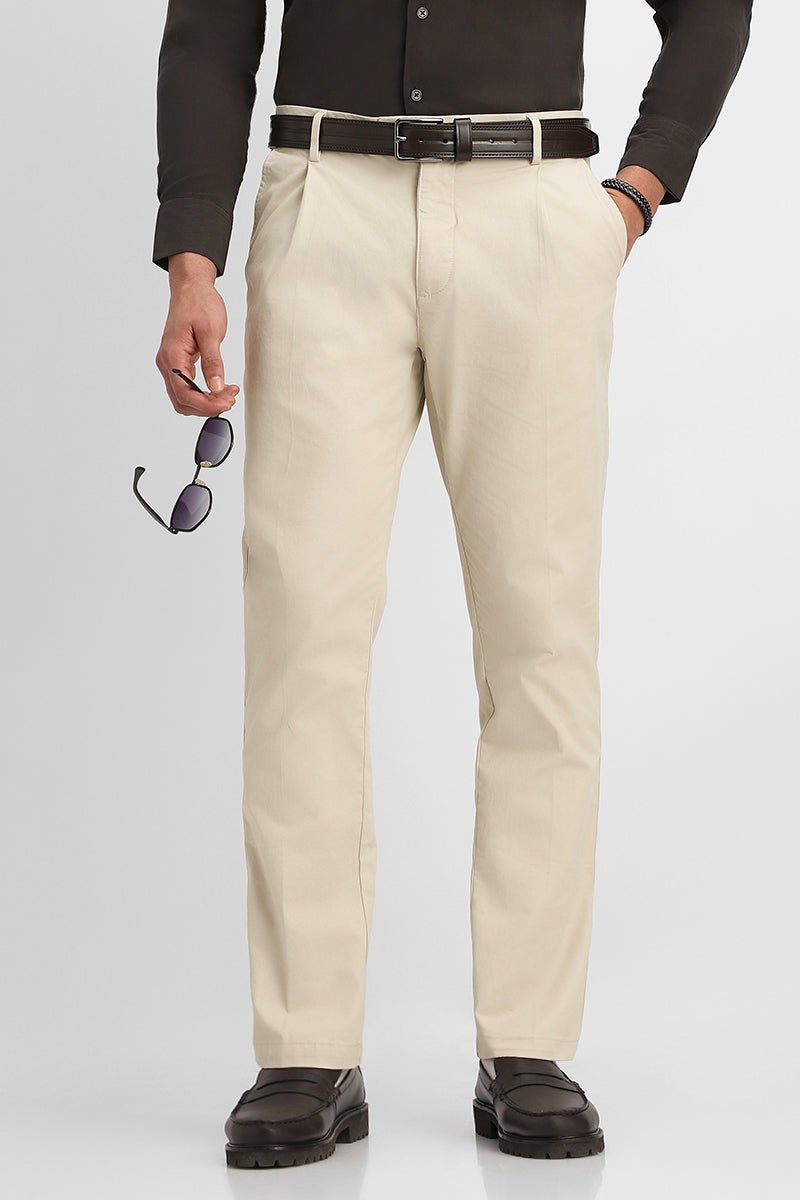 SNITCH Pleated Stretch Chinos - Image 1